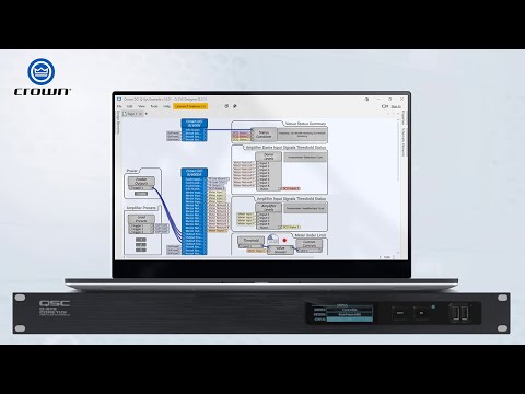 Crown | Technical Overview Video: Q-Sys Monitoring Plugin for DCi and I-Tech HD Amps