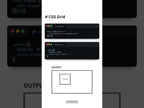 css grid place-items property tutorial