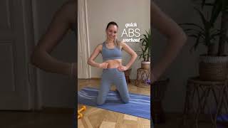 Quick ABS workout #quickabs #quickabsworkout #absworkout