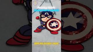 Baby Captain America Sequin Patch | Perfect for Marvel Fans! 🛡✨ #CustomPatches #MarvelMerch #fashion