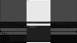 Custom Toggle Switch UI Design | HTML CSS Animation #shorts