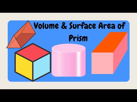 Volume and Surface Area of Prism #basics #activity #mathstricks #maths class 6th, 7th,8th,9th& 10th