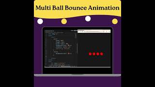 CSS Multiple Bounce Ball Animation #zaintech #coding #programming #cssanimation #css3course #css3