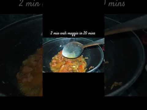 Kya aapki bhi 2 mìn wali Maggi 20 min le leti hai? 🍝😂#Maggi #2MinuteMaggi #FoodVlog #DesiNoodles