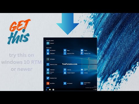 Want to enable full screen start in Windows 10
