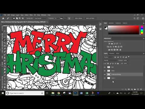 Christmas Coloring Page