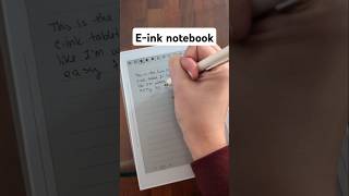 Super Note Nomad A6X2 |  #digitalminimalism #eink #writing #digitaldrawing #notebook #supernote