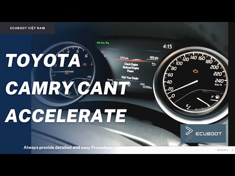 Fixing 2021 Toyota Camry cant accelerate with lots of check engine lights, high idle rpm