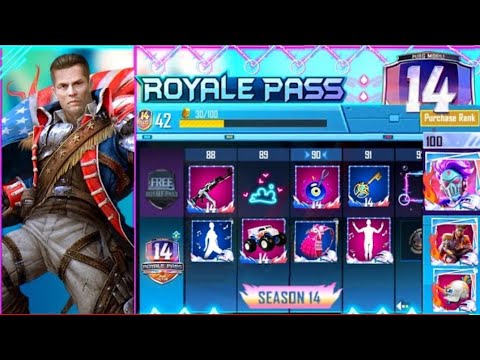 PUBG MOBILE SEASON 14 ROYAL PASS 1 TO 100 RP REWARD / PUBG MOBILE SEASON 14 ROYAL PASS LEAKS REWARD