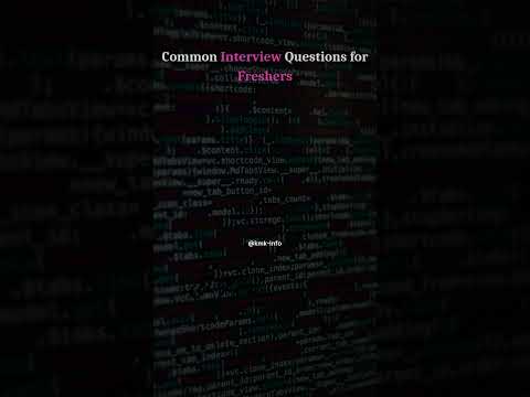Get Hired Fast Mastering These 5 Essential Interview Questions for Freshers!  #job #interview #ai