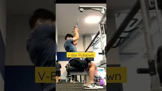 V-Bar lat Pulldown #viral #shorts #shortsvideo #personaltraining #offlinetraining #youtubeshorts