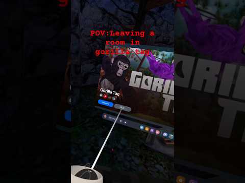 Leaving a GORILLA TAG lobby #gorillatag #fun