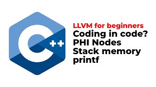 LLVM IR C++ API: PHI Nodes, stack memory and printf