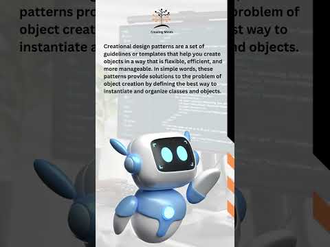 Creational Design Patterns (Singleton, Factory, Builder).