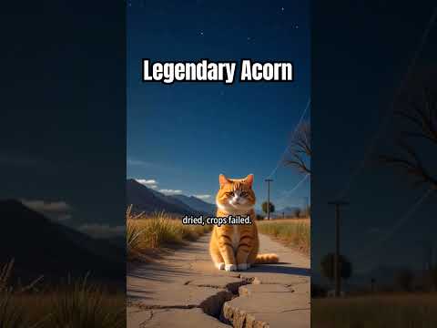 The Rainbow Acorn Legend (Whiskers’ Kindness Miracle) 🌈🌰 #FolktaleShorts  #cat