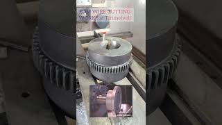 gear coupling keyway work  #engineeringwork #welding #edmwirecutting #machine #cncmill #wirecutting