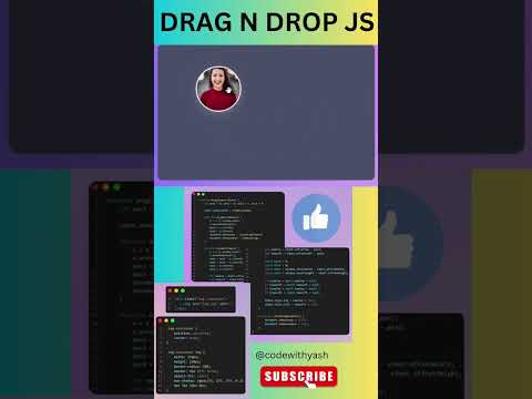 DRAG N DROP in Javascript 🔥🔥#codewithyash #coding #javascript #frontend #frontend
