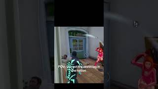 the WORST lag #fortnite #fortniteclips #shorts #laggygameplay