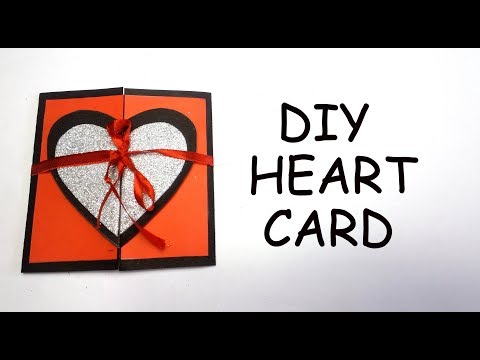 DIY Heart Greeting Card/Handmade Card Tutorial