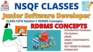 RDBMS CONCEPTS | JUNIOR SOFTWARE DEVLOPER -12 UNIT-1 |COMPLETE RDBMS|DATABASE SYSTEM