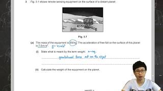 Physics IGCSE0625 May/June 2017 Paper 41 Question 3 😄