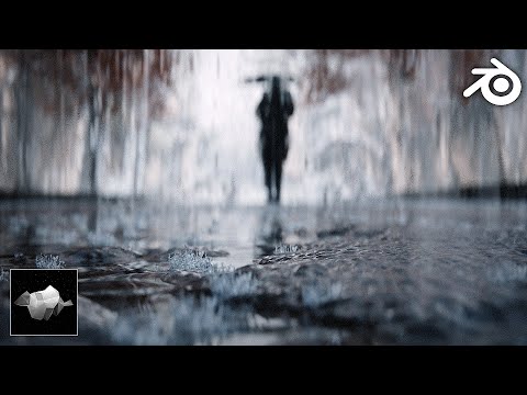 How to make Rain in Blender