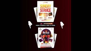 FREE PSD Church Flyer Files - Fully Editable!