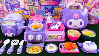 86 Minutes Satisfying With Cute Purple Kuromi Kitchen Toy Set 🥄 Toy Unboxing ASMR