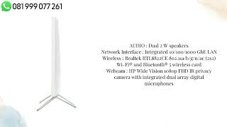 AIO HP 24 cb1021d 7J057PA Core i7 1255U 16GB 512GB MX450 W11 White #umahit #tokokomputer #tokoonline