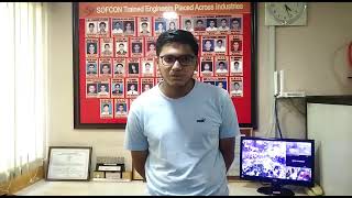 Industrial Training Feedback - Ayush Patel Trained By Sofcon Ahmedabad