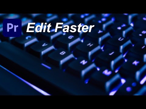 Keyboard shortcuts on Premiere Pro