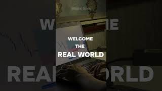 Welcome the real world! #trading #daytradingcrypto #daytrading #crypto #daytradingforliving