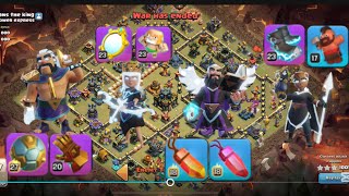 Crazy Th17 attack Strategy Clan War attacks !