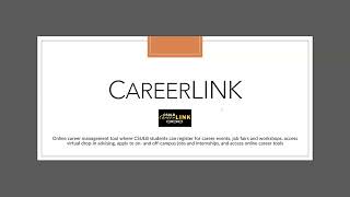 Online Career Tools