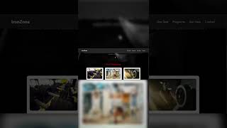 💻 Gym Landing Page Using Only HTML & CSS | #HTMLCSSProject #FrontendDesign #shorts
