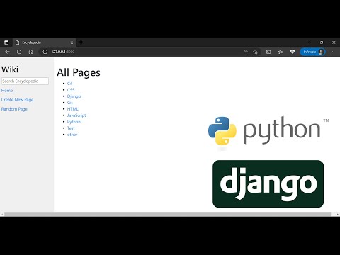 CS50 - Project 1 - Recreating a Wikipedia-like online with Django