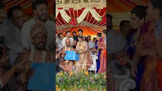 Telugu Serial Arjun and Team at Anchor Dolly & VJ Karam Wedding #vjkaram #anchordolly #ytshorts