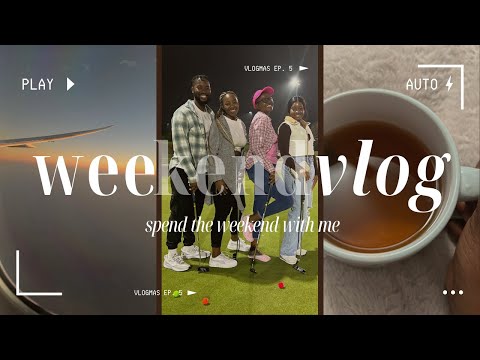 VLOGMAS Ep. 5: Weekend Vlog | Travel Vlog | Let's go to Dallas | Miniature Golf |Work away from home