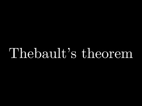 Thebault's theorem