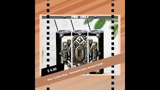 Mom Tumbler Wrap - Steampunk Mom Jeweled Tumbler Wraps - Tumbler Sublimation Designs Straight & T...