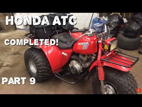 Honda 3 wheeler Finished! part 9 - Completed build