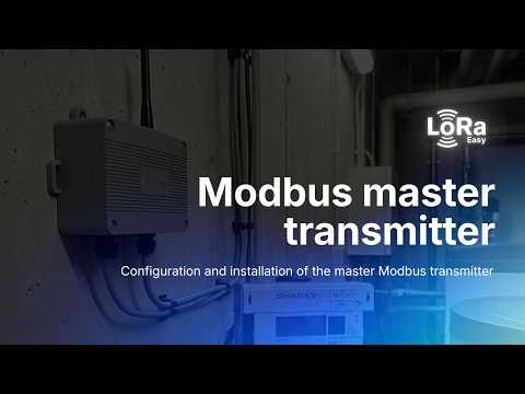 Installation of the Modbus master transmitter
