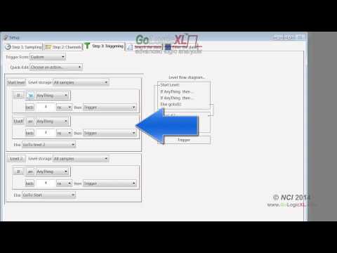 Logic Analyzer GoLogicXL: Custom (triggers #04)