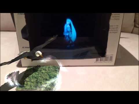 初音ミク - 千本桜 自製立體投影盒 (Hologram projection) Part3 + Augmented Reality (ZooKazam))