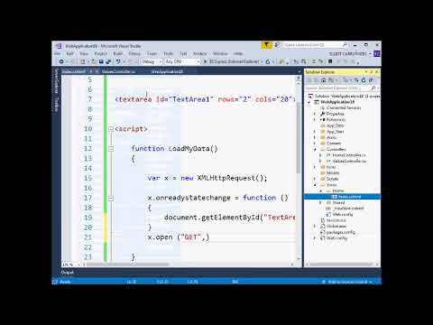 C# - AJAX with WebAPI - LESSON 1