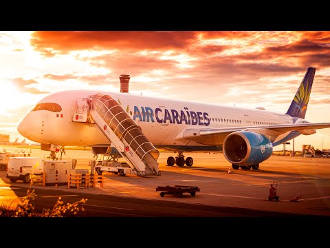 Air Caraïbes « F-HTRE » Landing at Paris CDG (Very Rare!)