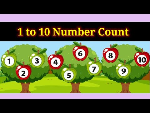 Counting 1 to 10 - Counting - Counting with Objects - Number Count - @Fun N Learn Preschool