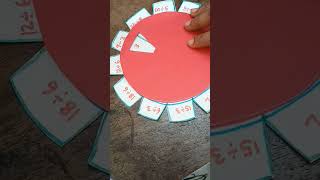 Math Division Wheel Activity #maths#division#activity like and subscribe please