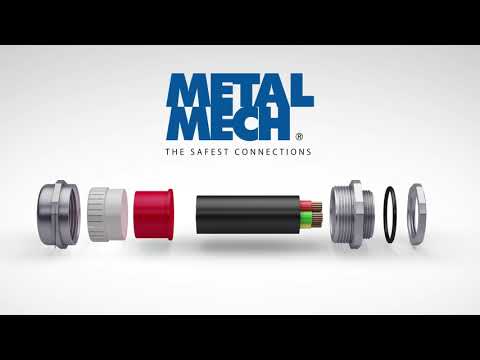 IP68 METRIC THREADED SINGLE COMPRESSION Cable Glands by - Metalmech Engineering