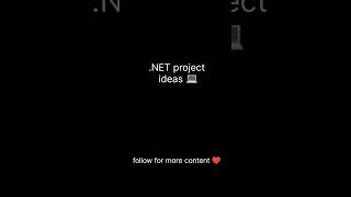 .net project ideas #dotnet #project #programming #techskills #resumetips